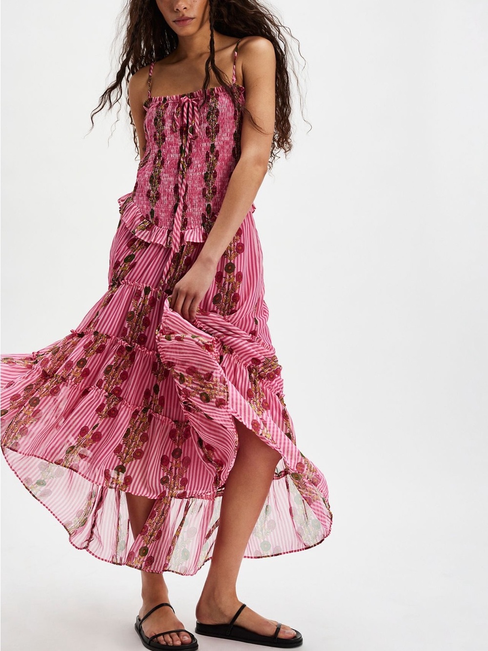 Free People Alejandra Midi Dress — S
